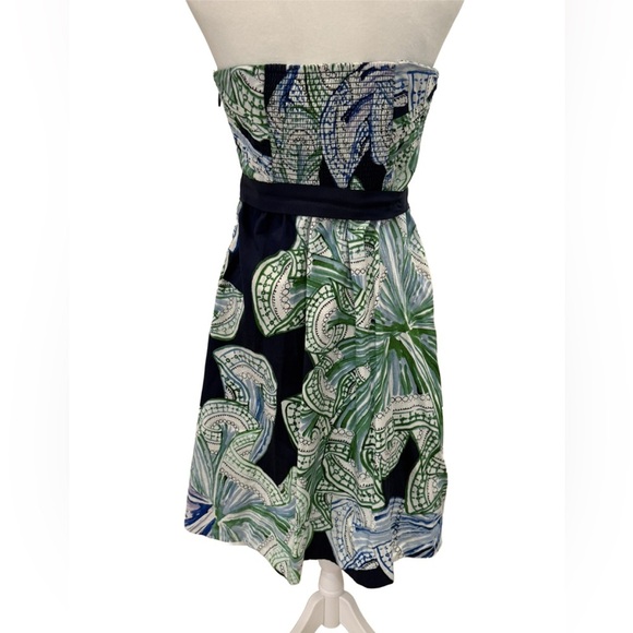 Moulinette Soeurs Green and White Strapless Sundress by Anthrolpology - Picture 3 of 8